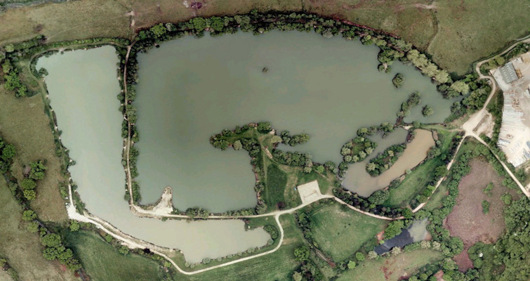 Somerley Carp Fishing Lake in Ringwood Hampshire